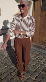 RIVIERA striped blouse