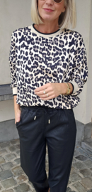 LEO sweatshirt black beige