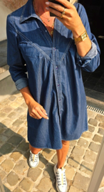 DANA jeans dress blue