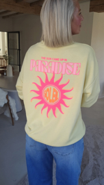 PARADISE GLOW sweatshirt yellow