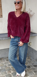 PLUSH softest knit burgundy