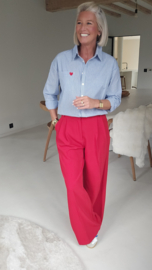 ROSALINE stripe shirt blue