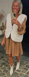 JAYLIN viscose dress camel