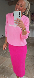 FRENCH ROMANCE sweatshirt pink