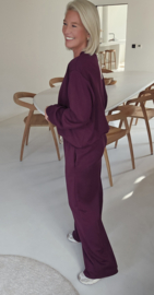 ANDIE jogger set burgundy