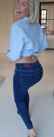 LARA slim jeans dark blue