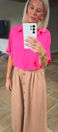 MIA short-sleeved shirt fuschia