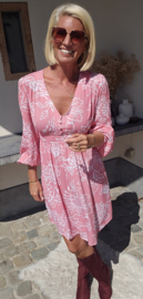 CERINNE viscose dress pink