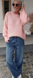 GLAM knit soft pink