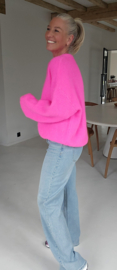 CHARLIZE supersoft knit neon pink