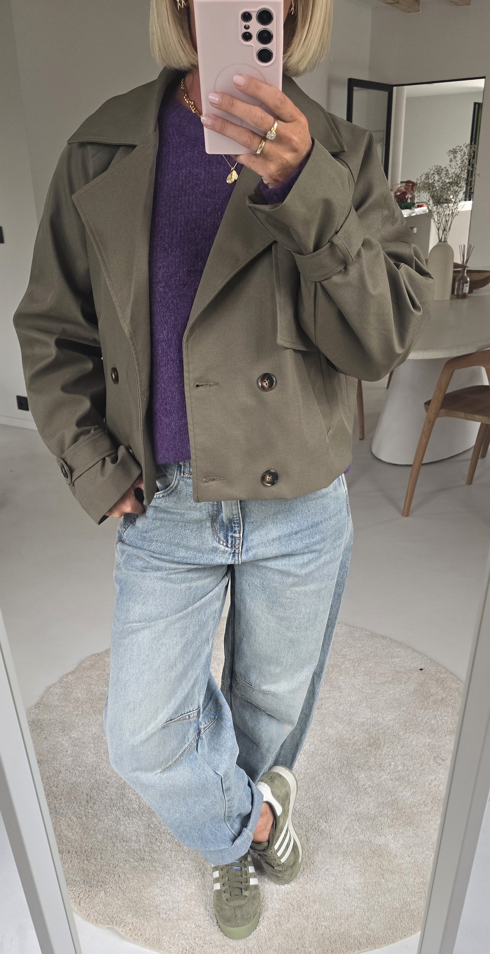 BEZIERS soft knit violet