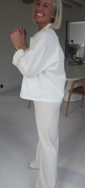 MYRTHE cotton jacket white