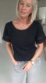 SESAN cotton blouse black