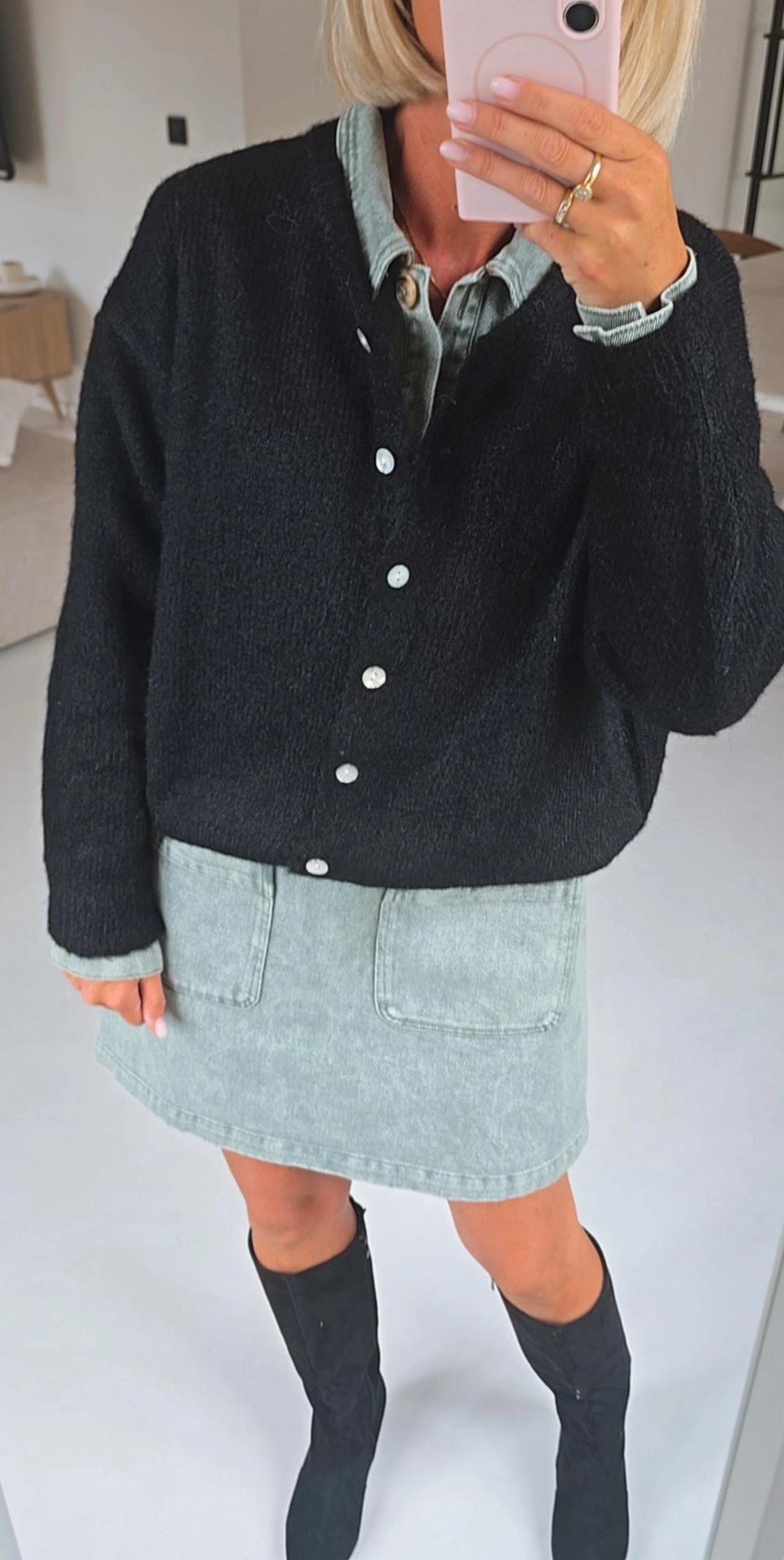 LIESJE cardigan black