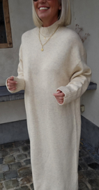 CARLA maxi knit dress soft beige tall line