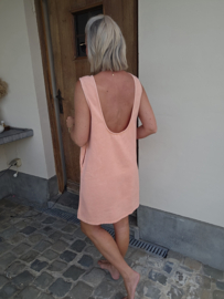 THE PERFECT JEANS 2 sleeveless dress peach