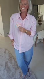 DIRTY MARTINI striped shirt pink