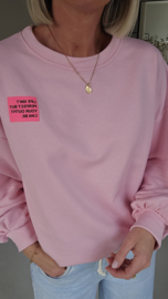 PERFECT sweatshirt baby pink