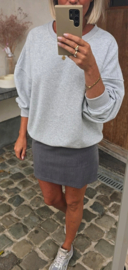 HAPPY IN A MILLION LITTLE WAYS sweatshirt grey