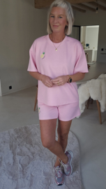 PINEAPPLE summer sweat set pink