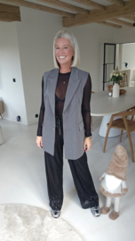 MILI glitter pants black