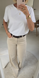 TILIE wide leg jeans beige tall line