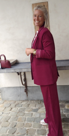 MARLY suit blazer burgundy