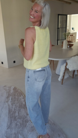 LIVIA barrel jeans soft grey