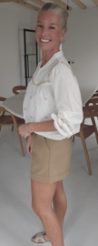 JOHANNA cotton linen blouse