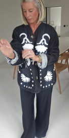 AVELIN oversized jacket washed black