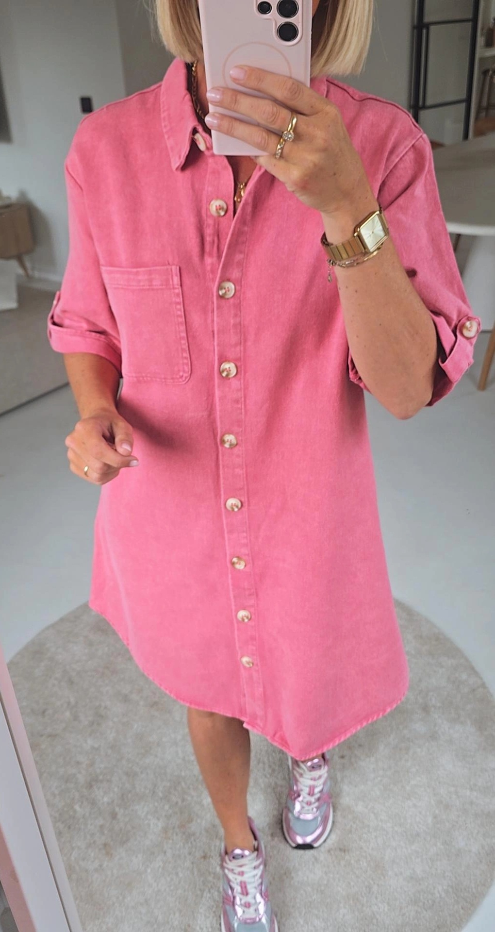 THE PERFECT JEANS 3 dress old pink