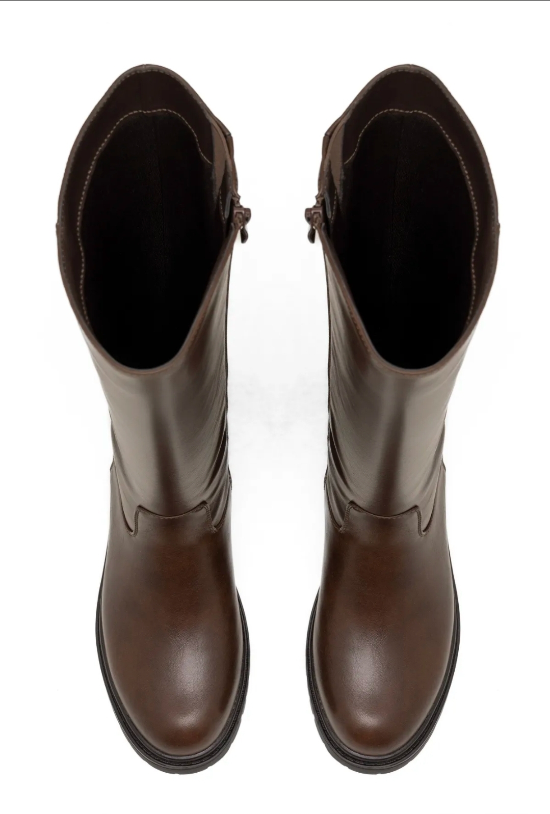MADDIE high boots brown