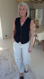 LIVIA barrel jeans soft beige