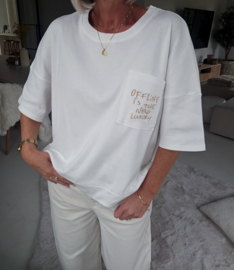OFFLINE cotton tee white