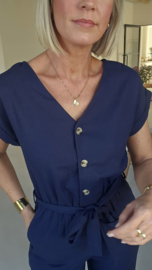 JOOLS cotton jumpsuit navy