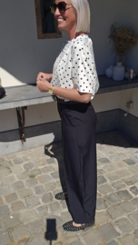 ANNIC barrel pants black