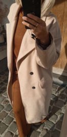 TRUDY maxi  coat beige