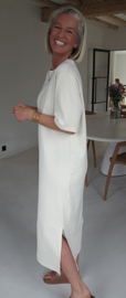 RANI cotton T-shirt dress cream