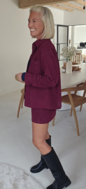 SYLKE corduroy skort burgundy