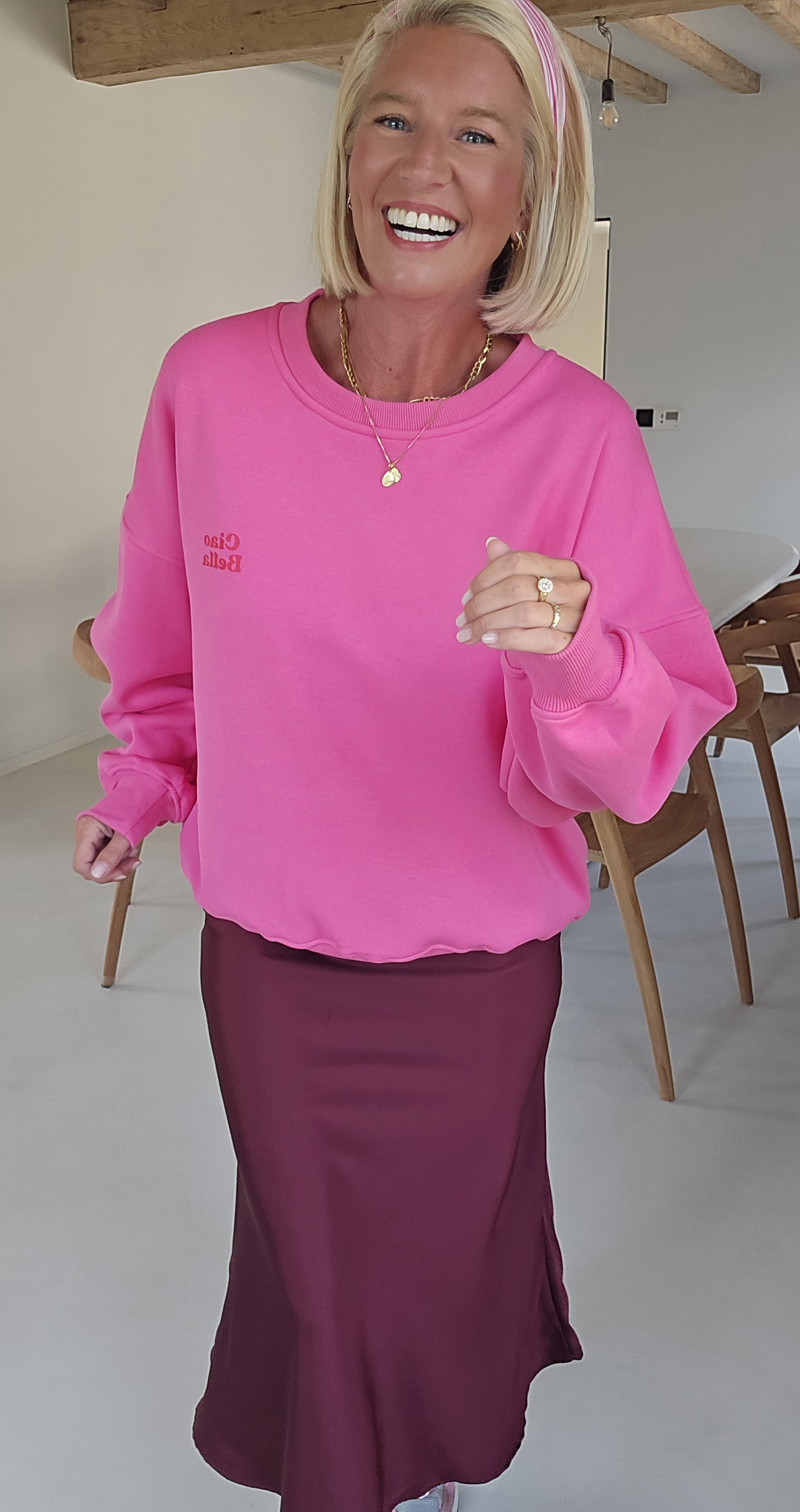 CIAO BELLA sweatshirt fuschia