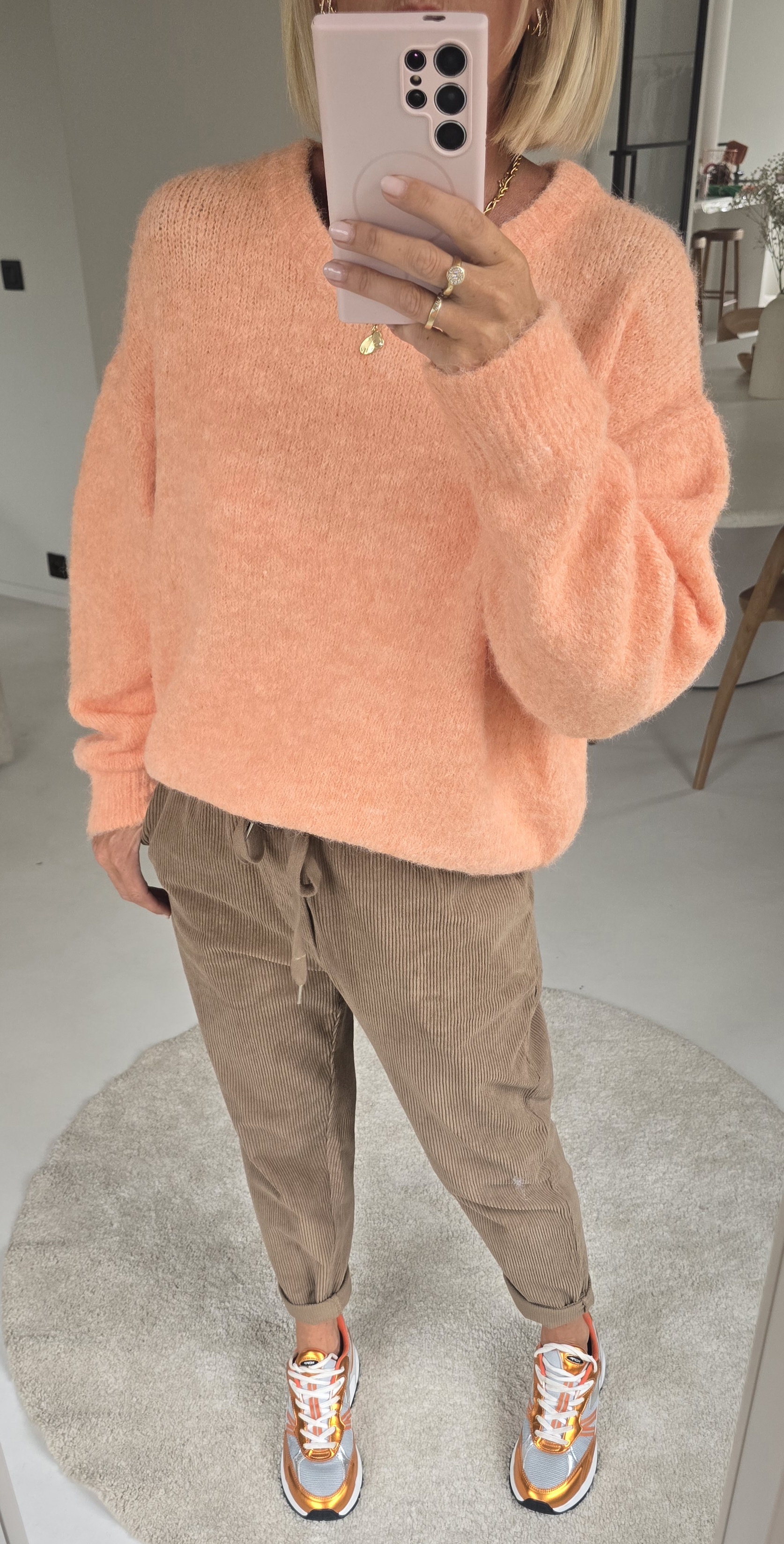 BEZIERS soft knit fresh peach