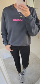 ICONIC sweatshirt dark grey