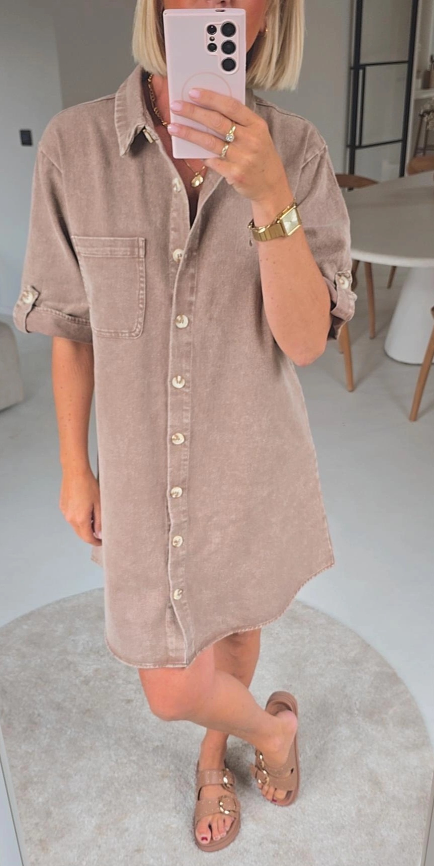 THE PERFECT JEANS 3 dress coffee