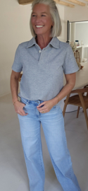 SYLLA polo T-shirt grey