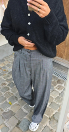 MARSHA wide leg pants vichy black