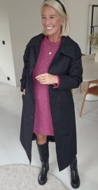 SELMA knit dress raspberry
