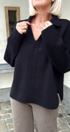 MILI shirt knit black