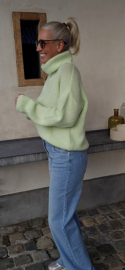 CHARLINE turleneck knit soft mint