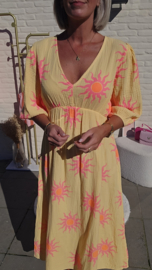 POSITANO maxi tetra dress sunny yellow