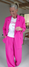 BILLIE-JEAN suit pants fuschia